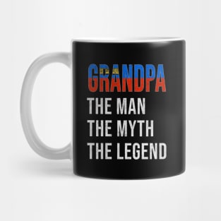 Grand Father Liechtensteiner Grandpa The Man The Myth The Legend - Gift for Liechtensteiner Dad With Roots From  Liechtenstein Mug